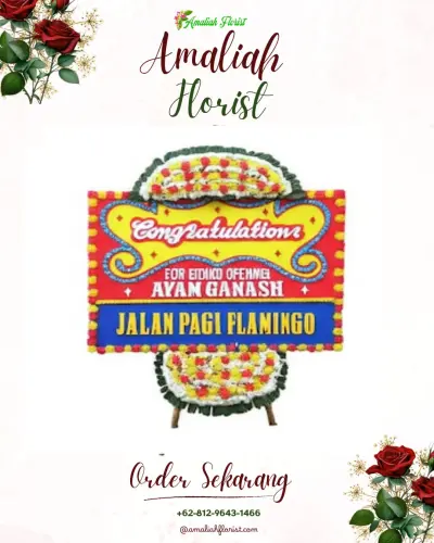 Bunga Papan Congratulation di Muntung
